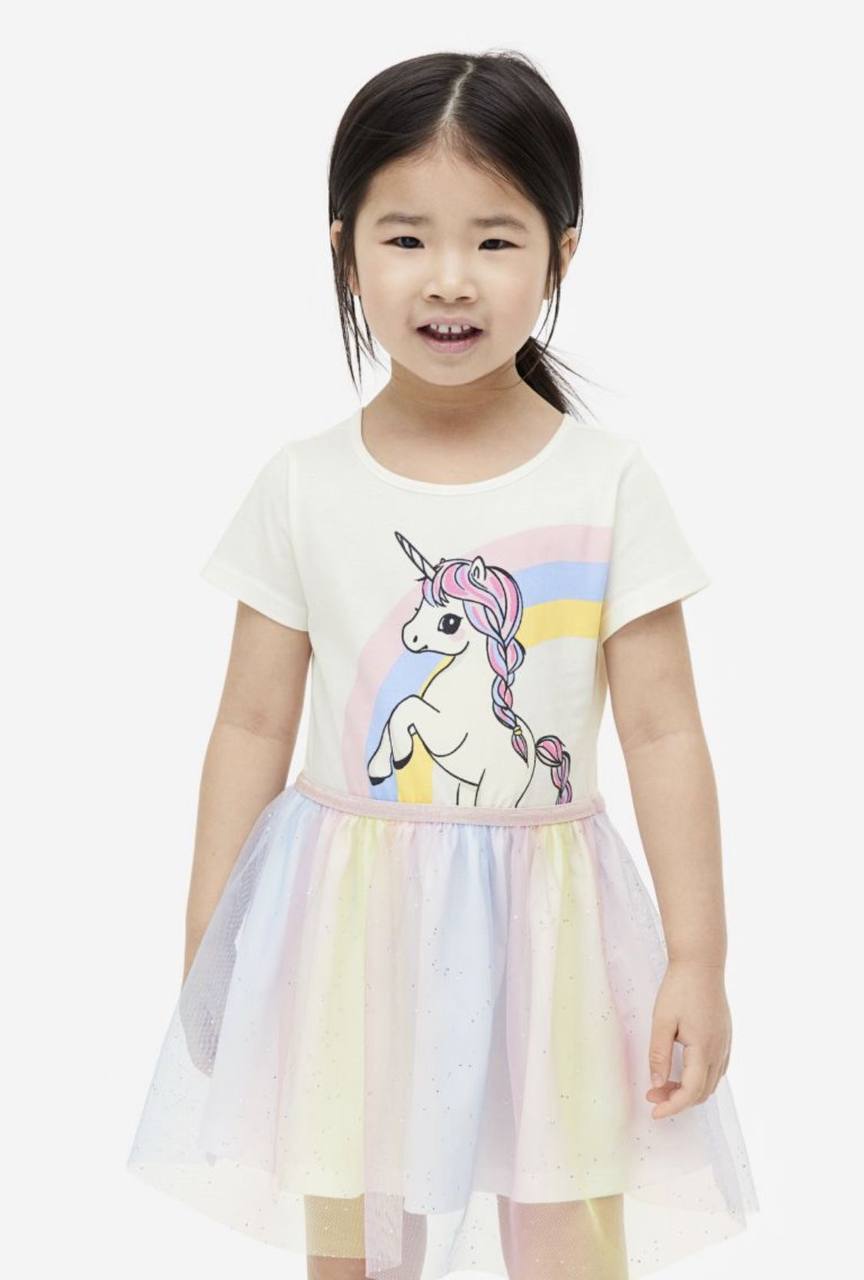 H&M TÜLLÜ  ELBİSE